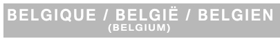 Belgique/Belgie/Belgien/Belgium
