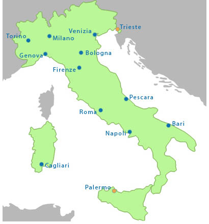 Map of Italia