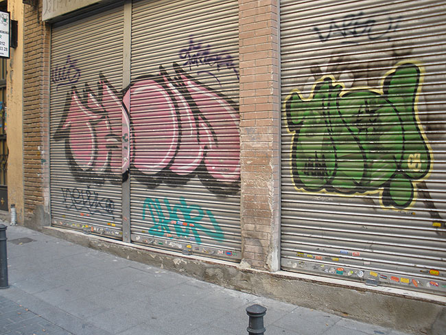 Madrid unidentified graffiti