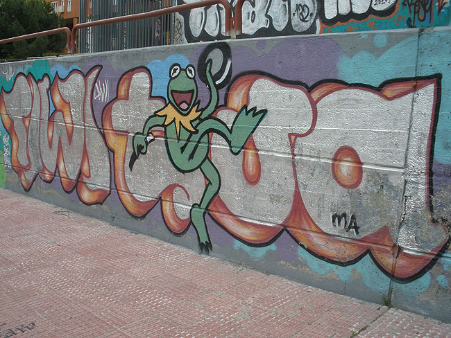 Madrid unidentified graffiti 13