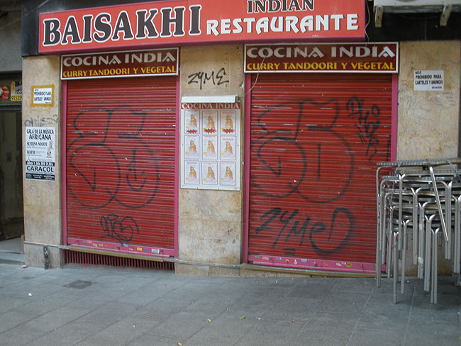 Madrid unidentified graffiti 20