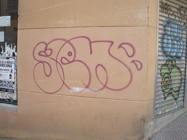 Madrid unidentified graffiti 39