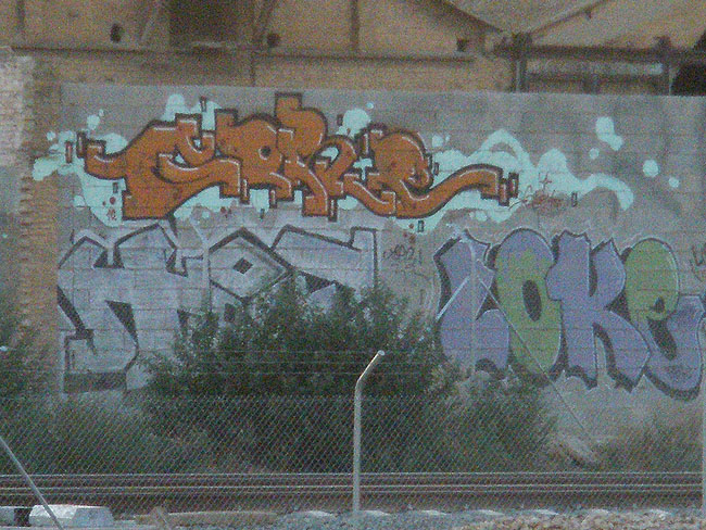 Gore graffiti picture Valencia 2