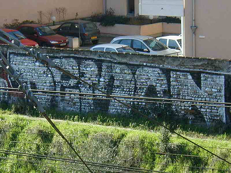 Demon graffiti photograph