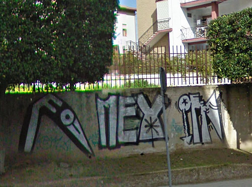 Cagliari unidentified graffiti picture