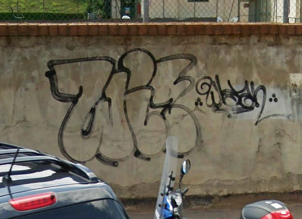 Wisan graffiti Firenze Italia