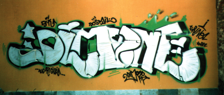 Dim graffiti photo