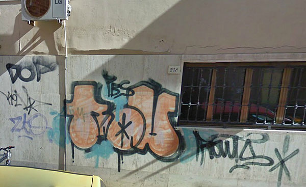 Viareggio graffiti Routs