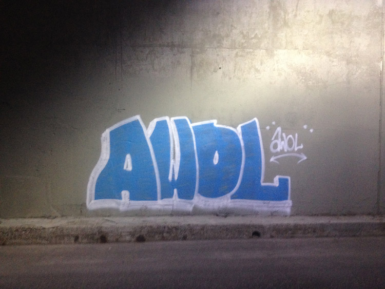 Awol graffiti photograph
