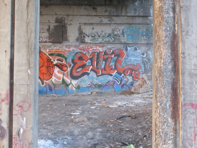 Evil graffiti photo Hamilton