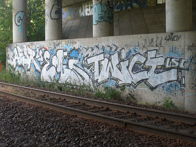 Baesr Markham graffiti