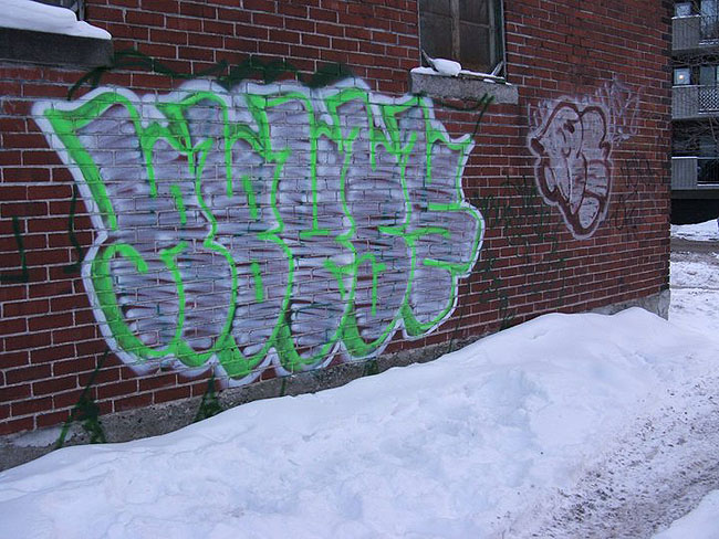 Abuse graff Montreal