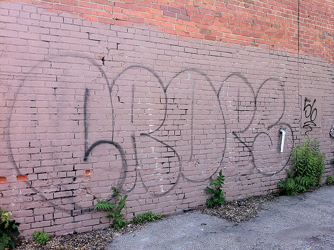 Crop graffiti photo