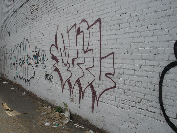 Evil graffiti photo