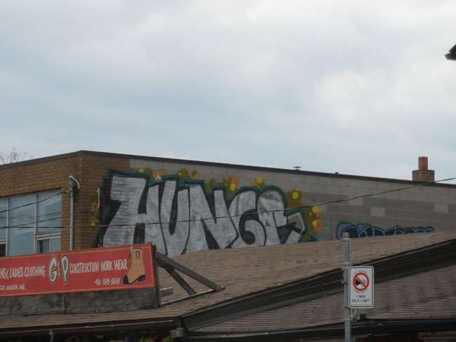 Hungr graffiti writer