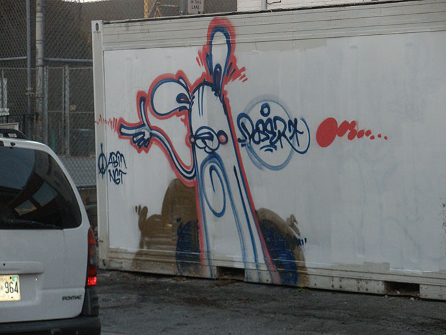 Poser graffiti photo