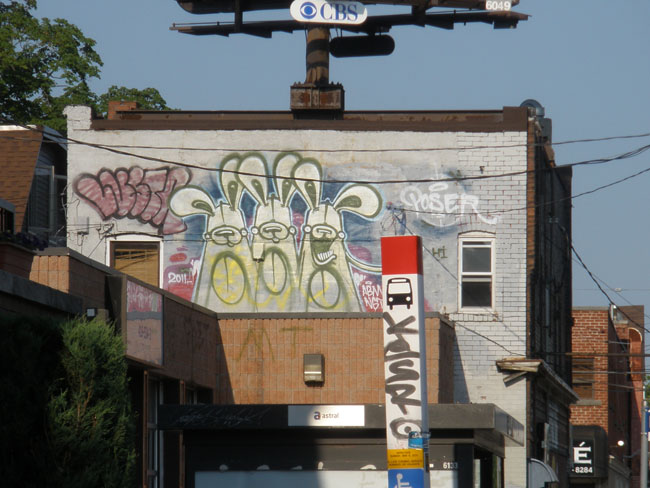 Poser graffiti photo