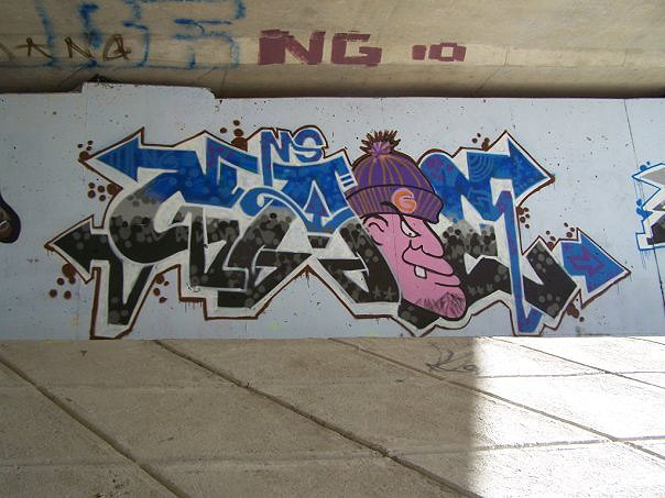 NG graffiti